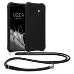 Laptop, Telefoane si Tablete - Telefoane mobile si accesorii - Accesorii Telefoane - Huse telefoane - Husa Kwmobile pentru Google Pixel 9a, protectie la socuri, silicon, negru - Infinity.ro