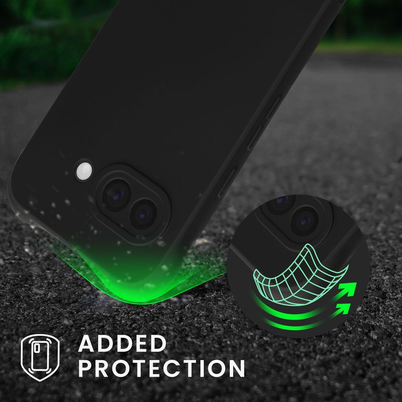 Laptop, Telefoane si Tablete - Telefoane mobile si accesorii - Accesorii Telefoane - Huse telefoane - Husa Kwmobile pentru Google Pixel 9a, protectie la socuri, silicon, negru - Infinity.ro