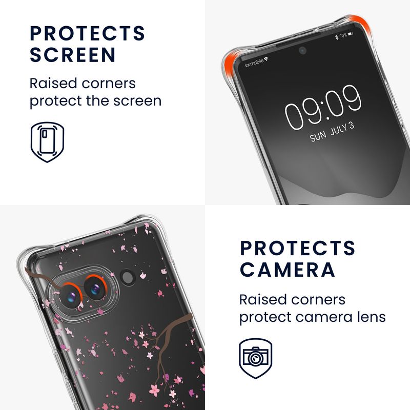 Laptop, Telefoane si Tablete - Telefoane mobile si accesorii - Accesorii Telefoane - Huse telefoane - Husa Kwmobile pentru Google Pixel 9a, protectie la socuri, TPU, multicolor - Infinity.ro