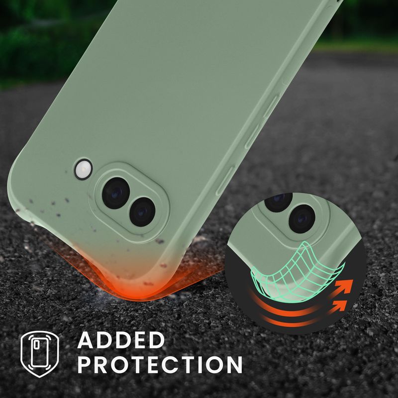 Laptop, Telefoane si Tablete - Telefoane mobile si accesorii - Accesorii Telefoane - Huse telefoane - Husa Kwmobile pentru Google Pixel 9a, protectie la socuri, silicon, verde - Infinity.ro