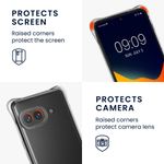 Laptop, Telefoane si Tablete - Telefoane mobile si accesorii - Accesorii Telefoane - Huse telefoane - Husa Kwmobile pentru Google Pixel 9a, protectie la socuri, TPU, gri, transparent - Infinity.ro