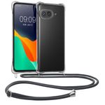Laptop, Telefoane si Tablete - Telefoane mobile si accesorii - Accesorii Telefoane - Huse telefoane - Husa Kwmobile pentru Google Pixel 9a, protectie la socuri, TPU, gri, transparent - Infinity.ro