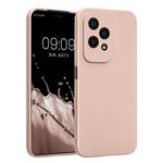 Laptop, Telefoane si Tablete - Telefoane mobile si accesorii - Accesorii Telefoane - Huse telefoane - Husa Kwmobile pentru Honor 200 Lite, anti-alunecare, silicon, auriu - Infinity.ro