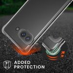 Laptop, Telefoane si Tablete - Telefoane mobile si accesorii - Accesorii Telefoane - Huse telefoane - Husa Kwmobile pentru Google Pixel 9a, protectie la socuri, TPU, transparent, negru - Infinity.ro