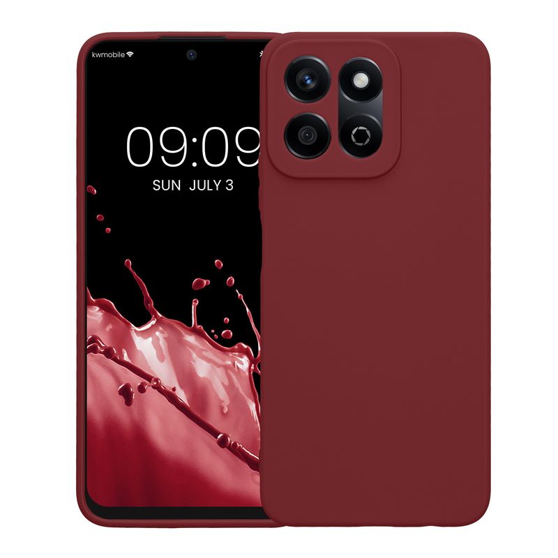Laptop, Telefoane si Tablete - Telefoane mobile si accesorii - Accesorii Telefoane - Huse telefoane - Husa Kwmobile pentru Honor 200 Smart 5G/X7C 4G, anti-alunecare, silicon, mov - Infinity.ro