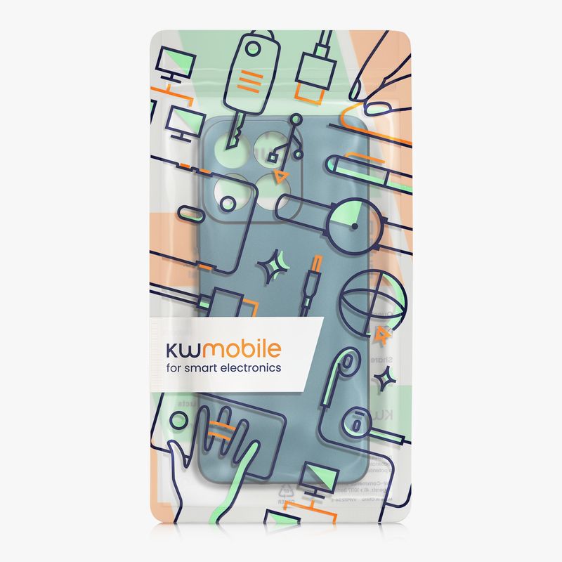 Laptop, Telefoane si Tablete - Telefoane mobile si accesorii - Accesorii Telefoane - Huse telefoane - Husa Kwmobile pentru Honor 200 Smart 5G/X7C 4G, anti-alunecare, silicon, albastru - Infinity.ro