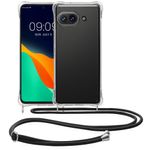 Laptop, Telefoane si Tablete - Telefoane mobile si accesorii - Accesorii Telefoane - Huse telefoane - Husa Kwmobile pentru Google Pixel 9a, protectie la socuri, TPU, transparent, negru - Infinity.ro