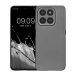 Laptop, Telefoane si Tablete - Telefoane mobile si accesorii - Accesorii Telefoane - Huse telefoane - Husa Kwmobile pentru Honor 400 Smart 5G/X7d, anti-alunecare, silicon, gri - Infinity.ro