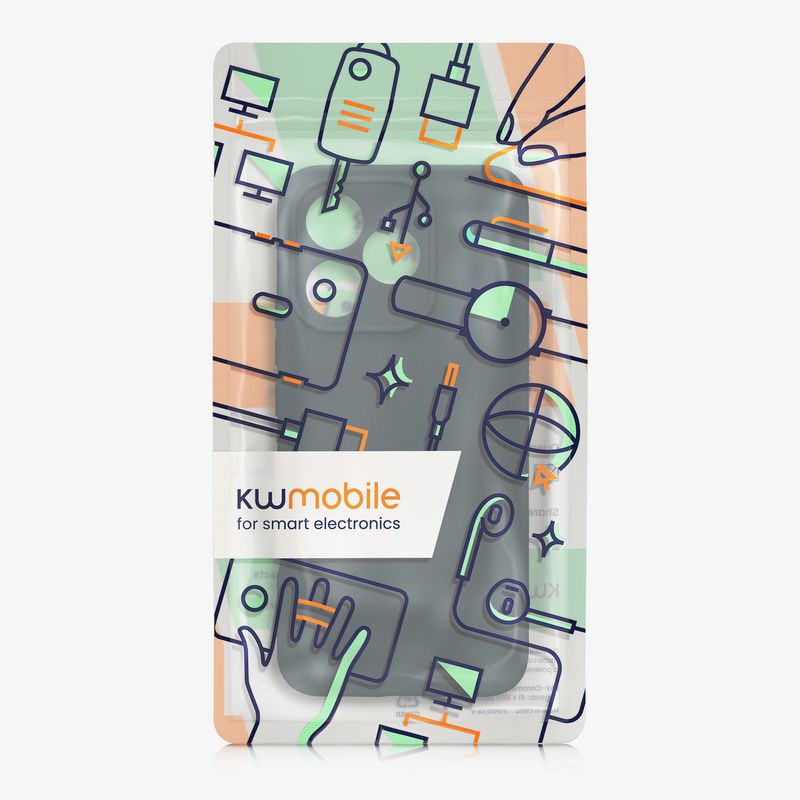 Laptop, Telefoane si Tablete - Telefoane mobile si accesorii - Accesorii Telefoane - Huse telefoane - Husa Kwmobile pentru Honor 400 Lite, anti-alunecare, silicon, ardezie - Infinity.ro