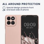 Laptop, Telefoane si Tablete - Telefoane mobile si accesorii - Accesorii Telefoane - Huse telefoane - Husa Kwmobile pentru Honor 200 Smart 5G/X7C 4G, anti-alunecare, silicon, auriu - Infinity.ro