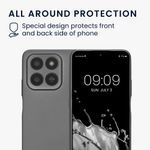 Laptop, Telefoane si Tablete - Telefoane mobile si accesorii - Accesorii Telefoane - Huse telefoane - Husa Kwmobile pentru Honor 400 Smart 5G/X7d, anti-alunecare, silicon, gri - Infinity.ro