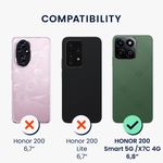 Laptop, Telefoane si Tablete - Telefoane mobile si accesorii - Accesorii Telefoane - Huse telefoane - Husa Kwmobile pentru Honor 200 Smart 5G/X7C 4G, anti-alunecare, silicon, verde - Infinity.ro
