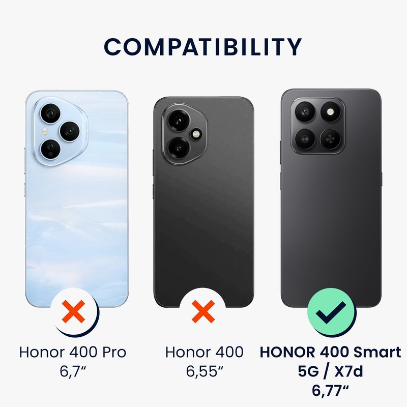 Laptop, Telefoane si Tablete - Telefoane mobile si accesorii - Accesorii Telefoane - Huse telefoane - Husa Kwmobile pentru Honor 400 Smart 5G/X7d, anti-alunecare, silicon, albastru caraibian - Infinity.ro