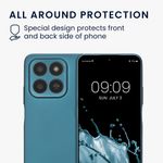 Laptop, Telefoane si Tablete - Telefoane mobile si accesorii - Accesorii Telefoane - Huse telefoane - Husa Kwmobile pentru Honor 400 Smart 5G/X7d, anti-alunecare, silicon, albastru caraibian - Infinity.ro