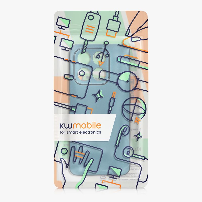 Laptop, Telefoane si Tablete - Telefoane mobile si accesorii - Accesorii Telefoane - Huse telefoane - Husa Kwmobile pentru Honor 400 Smart 5G/X7d, anti-alunecare, silicon, albastru caraibian - Infinity.ro