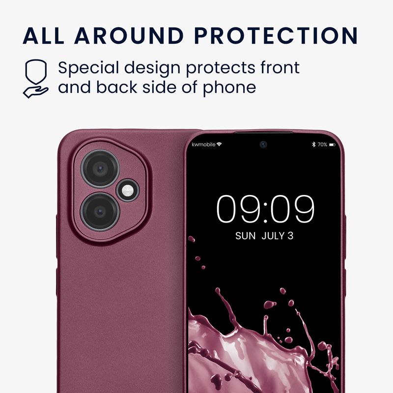 Laptop, Telefoane si Tablete - Telefoane mobile si accesorii - Accesorii Telefoane - Huse telefoane - Husa Kwmobile pentru Honor 400, anti-alunecare, protectie la socuri, protectie la zgarieturi, TPU, mov - Infinity.ro