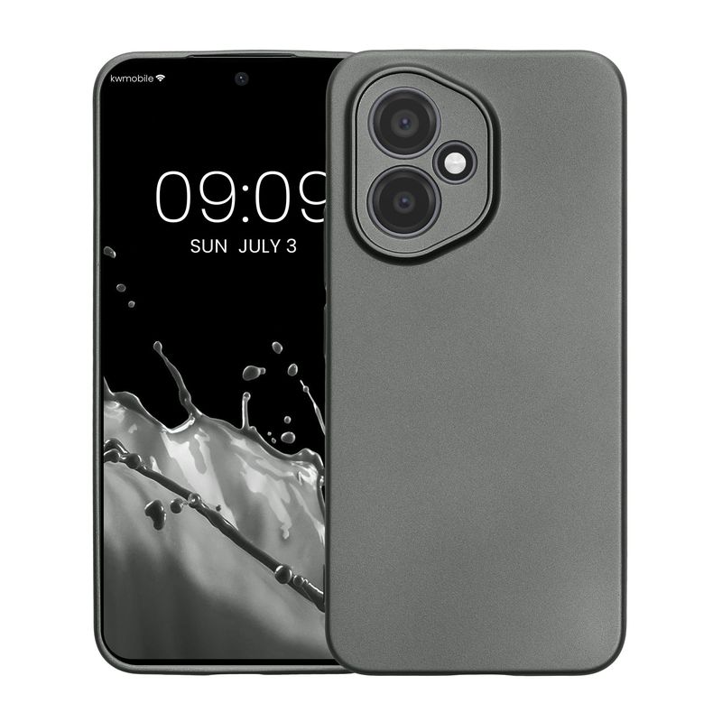 Laptop, Telefoane si Tablete - Telefoane mobile si accesorii - Accesorii Telefoane - Huse telefoane - Husa Kwmobile pentru Honor 400, anti-alunecare, protectie la socuri, TPU, gri - Infinity.ro