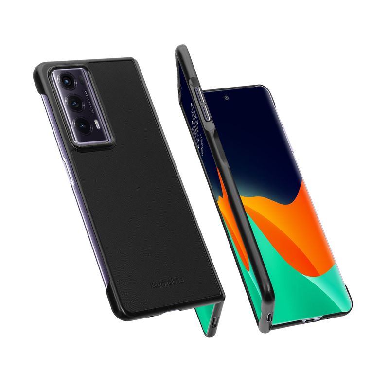 Laptop, Telefoane si Tablete - Telefoane mobile si accesorii - Accesorii Telefoane - Huse telefoane - Husa Kwmobile pentru Honor Magic V2, protectie la socuri, piele ecologica, negru - Infinity.ro
