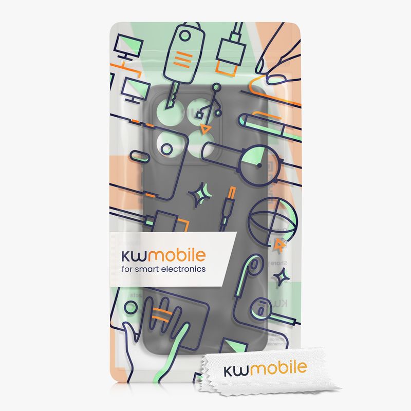 Laptop, Telefoane si Tablete - Telefoane mobile si accesorii - Accesorii Telefoane - Huse telefoane - Husa Kwmobile pentru Honor X8a, anti-alunecare, silicon, negru - Infinity.ro