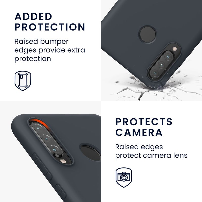 Laptop, Telefoane si Tablete - Telefoane mobile si accesorii - Accesorii Telefoane - Huse telefoane - Husa Kwmobile pentru Huawei P30 Lite/P30 Lite New Edition, incarcare wireless, silicon, mov - Infinity.ro