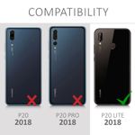 Laptop, Telefoane si Tablete - Telefoane mobile si accesorii - Accesorii Telefoane - Huse telefoane - Husa Kwmobile pentru Huawei P20 Lite, incarcare wireless, silicon, rosu - Infinity.ro