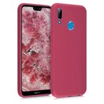 Laptop, Telefoane si Tablete - Telefoane mobile si accesorii - Accesorii Telefoane - Huse telefoane - Husa Kwmobile pentru Huawei P20 Lite, incarcare wireless, silicon, rosu - Infinity.ro