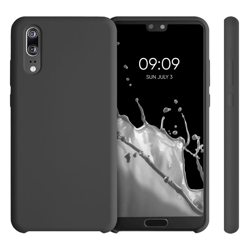 Laptop, Telefoane si Tablete - Telefoane mobile si accesorii - Accesorii Telefoane - Huse telefoane - Husa Kwmobile pentru Huawei P20, incarcare wireless, silicon, negru - Infinity.ro