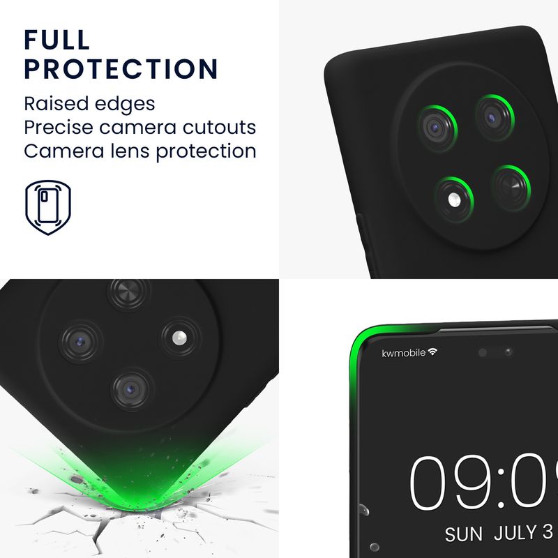 Laptop, Telefoane si Tablete - Telefoane mobile si accesorii - Accesorii Telefoane - Huse telefoane - Husa Kwmobile pentru Honor Magic7 Lite, anti-alunecare, silicon, negru - Infinity.ro