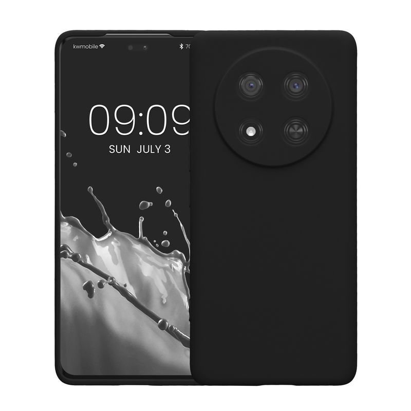 Laptop, Telefoane si Tablete - Telefoane mobile si accesorii - Accesorii Telefoane - Huse telefoane - Husa Kwmobile pentru Honor Magic7 Lite, anti-alunecare, silicon, negru - Infinity.ro