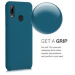 Laptop, Telefoane si Tablete - Telefoane mobile si accesorii - Accesorii Telefoane - Huse telefoane - Husa Kwmobile pentru Huawei P Smart (2019), incarcare wireless, silicon, albastru - Infinity.ro