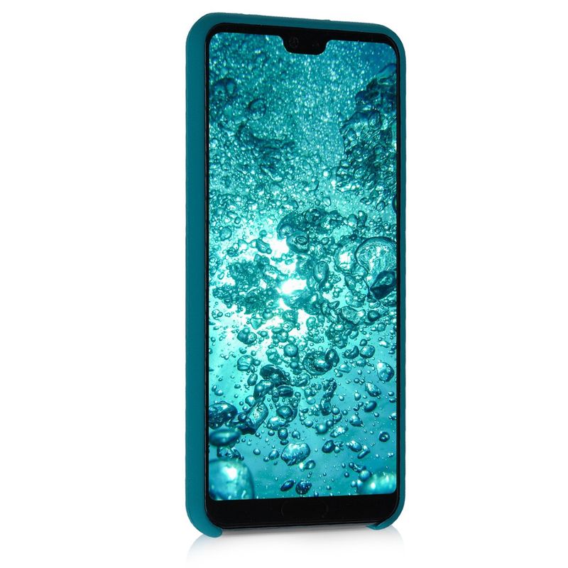 Laptop, Telefoane si Tablete - Telefoane mobile si accesorii - Accesorii Telefoane - Huse telefoane - Husa Kwmobile pentru Huawei P20 Pro, incarcare wireless, silicon, albastru - Infinity.ro