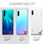 Laptop, Telefoane si Tablete - Telefoane mobile si accesorii - Accesorii Telefoane - Huse telefoane - Husa Kwmobile pentru Huawei P30 Lite/P30 Lite New Edition, incarcare wireless, silicon, negru - Infinity.ro