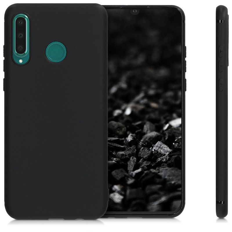 Laptop, Telefoane si Tablete - Telefoane mobile si accesorii - Accesorii Telefoane - Huse telefoane - Husa Kwmobile pentru Huawei P30 Lite/P30 Lite New Edition, incarcare wireless, silicon, negru - Infinity.ro