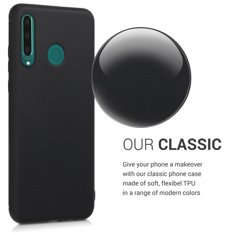 Laptop, Telefoane si Tablete - Telefoane mobile si accesorii - Accesorii Telefoane - Huse telefoane - Husa Kwmobile pentru Huawei P30 Lite/P30 Lite New Edition, incarcare wireless, silicon, negru - Infinity.ro