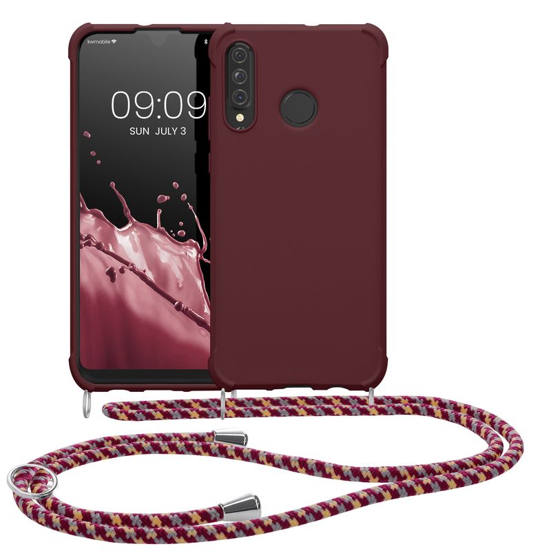 Laptop, Telefoane si Tablete - Telefoane mobile si accesorii - Accesorii Telefoane - Huse telefoane - Husa Kwmobile pentru Huawei P30 Lite/P30 Lite New Edition, protectie la socuri, silicon, mov - Infinity.ro