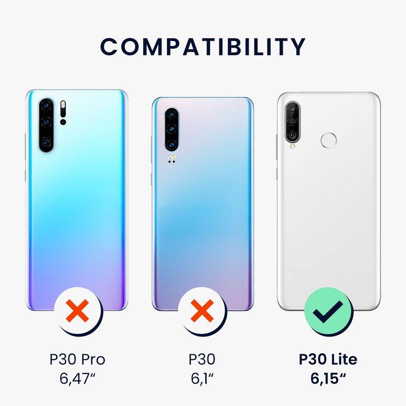 Laptop, Telefoane si Tablete - Telefoane mobile si accesorii - Accesorii Telefoane - Huse telefoane - Husa Kwmobile pentru Huawei P30 Lite/P30 Lite New Edition, incarcare wireless, silicon, roz - Infinity.ro