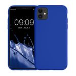 Laptop, Telefoane si Tablete - Telefoane mobile si accesorii - Accesorii Telefoane - Huse telefoane - Husa Kwmobile pentru iPhone 11, protectie la socuri, silicon, albastru - Infinity.ro
