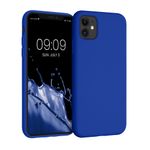 Laptop, Telefoane si Tablete - Telefoane mobile si accesorii - Accesorii Telefoane - Huse telefoane - Husa Kwmobile pentru iPhone 11, protectie la socuri, silicon, albastru - Infinity.ro