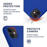 Laptop, Telefoane si Tablete - Telefoane mobile si accesorii - Accesorii Telefoane - Huse telefoane - Husa Kwmobile pentru iPhone 11, protectie la socuri, silicon, albastru - Infinity.ro