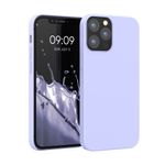 Laptop, Telefoane si Tablete - Telefoane mobile si accesorii - Accesorii Telefoane - Huse telefoane - Husa Kwmobile pentru iPhone 12/12 Pro, anti-alunecare, silicon, lavanda - Infinity.ro