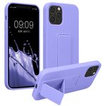 Laptop, Telefoane si Tablete - Telefoane mobile si accesorii - Accesorii Telefoane - Huse telefoane - Husa Kwmobile pentru iPhone 12/12 Pro, functie stand, silicon, mov - Infinity.ro