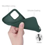Laptop, Telefoane si Tablete - Telefoane mobile si accesorii - Accesorii Telefoane - Huse telefoane - Husa Kwmobile pentru iPhone 12/12 Pro, protectie la socuri, silicon, verde - Infinity.ro