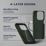 Laptop, Telefoane si Tablete - Telefoane mobile si accesorii - Accesorii Telefoane - Huse telefoane - Husa Kwmobile pentru iPhone 12/12 Pro, compatibilitate MagSafe, silicon, verde - Infinity.ro