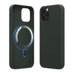 Laptop, Telefoane si Tablete - Telefoane mobile si accesorii - Accesorii Telefoane - Huse telefoane - Husa Kwmobile pentru iPhone 12/12 Pro, compatibilitate MagSafe, silicon, verde - Infinity.ro