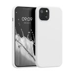 Laptop, Telefoane si Tablete - Telefoane mobile si accesorii - Accesorii Telefoane - Huse telefoane - Husa Kwmobile pentru iPhone 13, anti-alunecare, silicon, alb - Infinity.ro