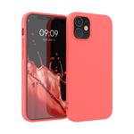 Laptop, Telefoane si Tablete - Telefoane mobile si accesorii - Accesorii Telefoane - Huse telefoane - Husa Kwmobile pentru iPhone 12/12 Pro, incarcare wireless, silicon, roz - Infinity.ro