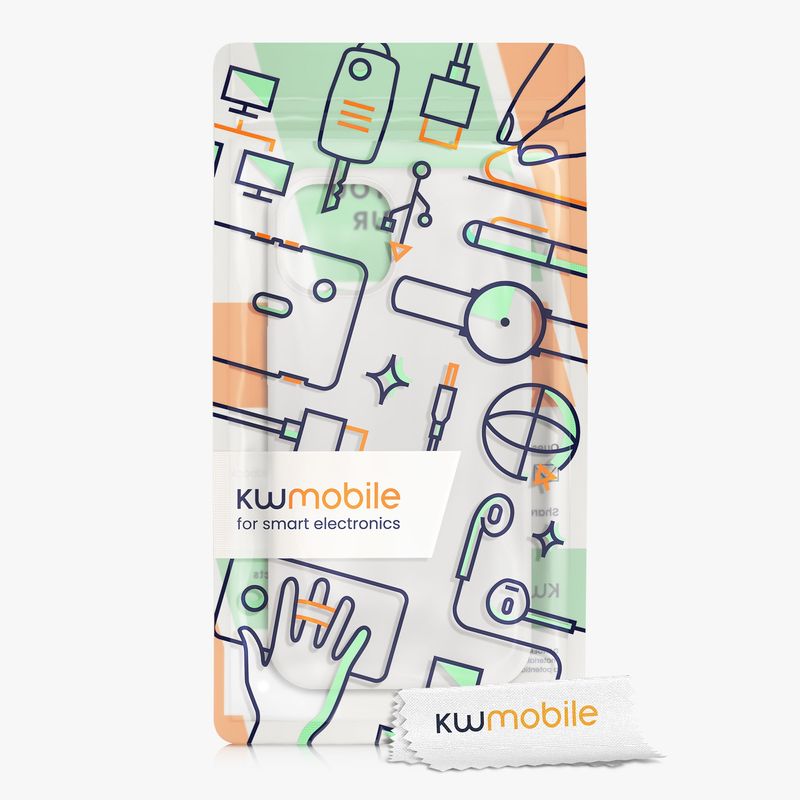 Laptop, Telefoane si Tablete - Telefoane mobile si accesorii - Accesorii Telefoane - Huse telefoane - Husa Kwmobile pentru iPhone 13, anti-alunecare, silicon, alb - Infinity.ro