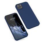 Laptop, Telefoane si Tablete - Telefoane mobile si accesorii - Accesorii Telefoane - Huse telefoane - Husa Kwmobile pentru iPhone 13, protectie la socuri, silicon, albastru - Infinity.ro