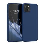 Laptop, Telefoane si Tablete - Telefoane mobile si accesorii - Accesorii Telefoane - Huse telefoane - Husa Kwmobile pentru iPhone 13, protectie la socuri, silicon, albastru - Infinity.ro