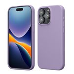 Laptop, Telefoane si Tablete - Telefoane mobile si accesorii - Accesorii Telefoane - Huse telefoane - Husa Kwmobile pentru iPhone 15 Pro Max, incarcare wireless, silicon, mov violet - Infinity.ro